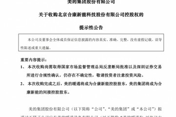 7.43亿美的控股合康新能进军新能源轿车